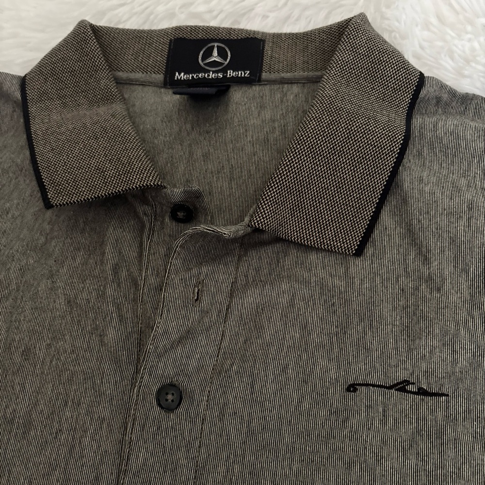 Mercedes-Benz SL LOGO’S Men’s Gray Polo Shirt